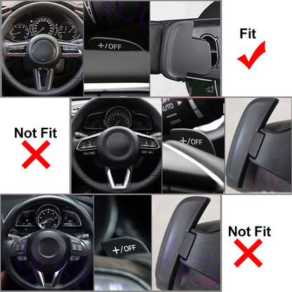 Black Steering Wheel Shift Paddle for Mazda 3, Axela, CX-30, MX-30
