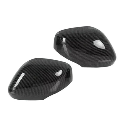 ABS Carbon Fiber Rear View Mirror Cover Trim for Nissan Armada (2017-2023)