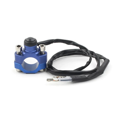 Rotating Bar Clamp Start Stop Kill Switch Button for Universal 7/8" Handlebar
