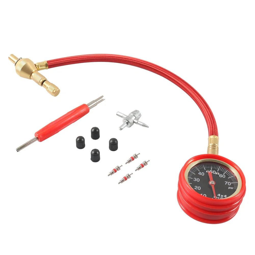 Tire Deflator Pressure Gauge Offroad Kit for Offroad Tires