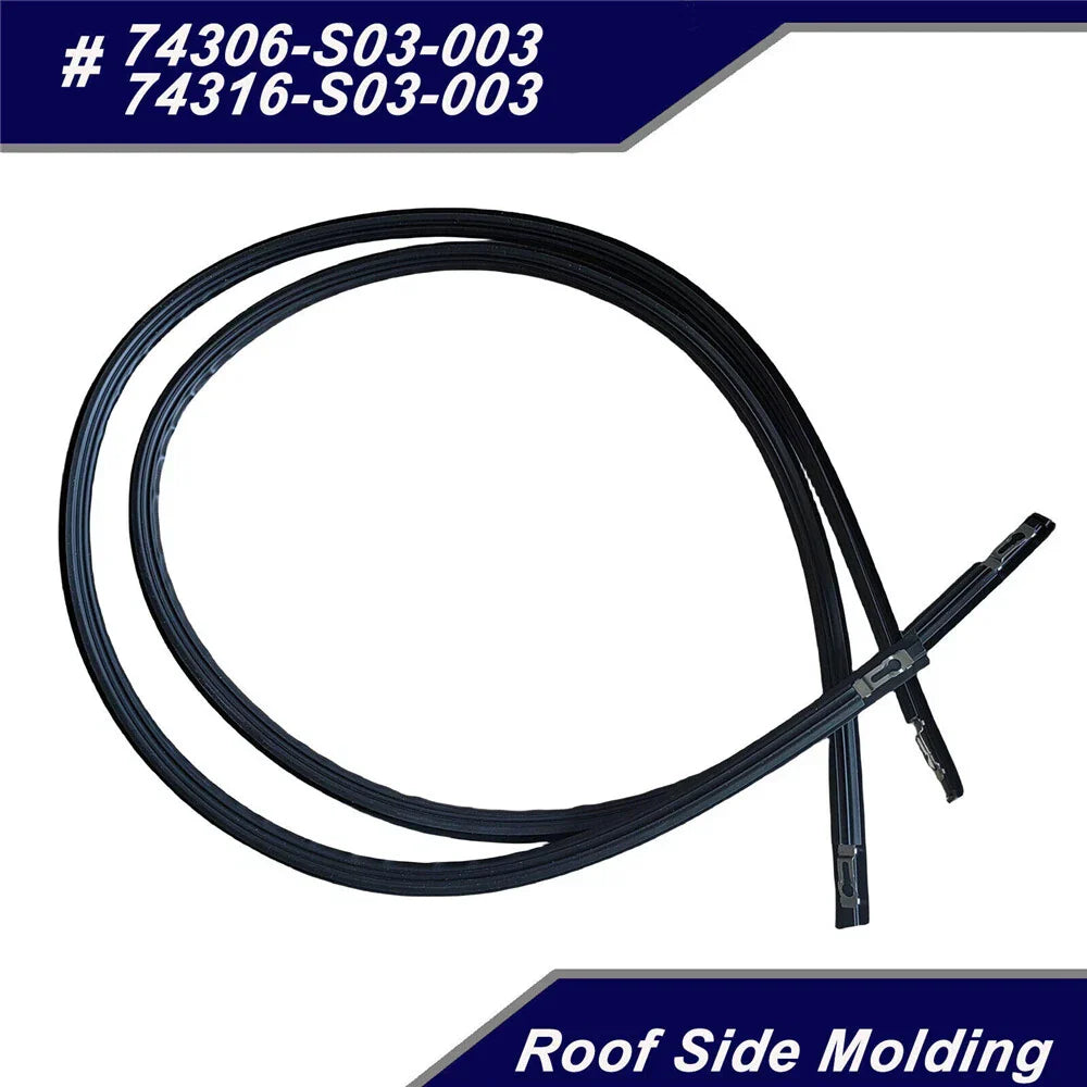 Roof Side Moulding Weatherstrip for Honda Civic (1996-2000)