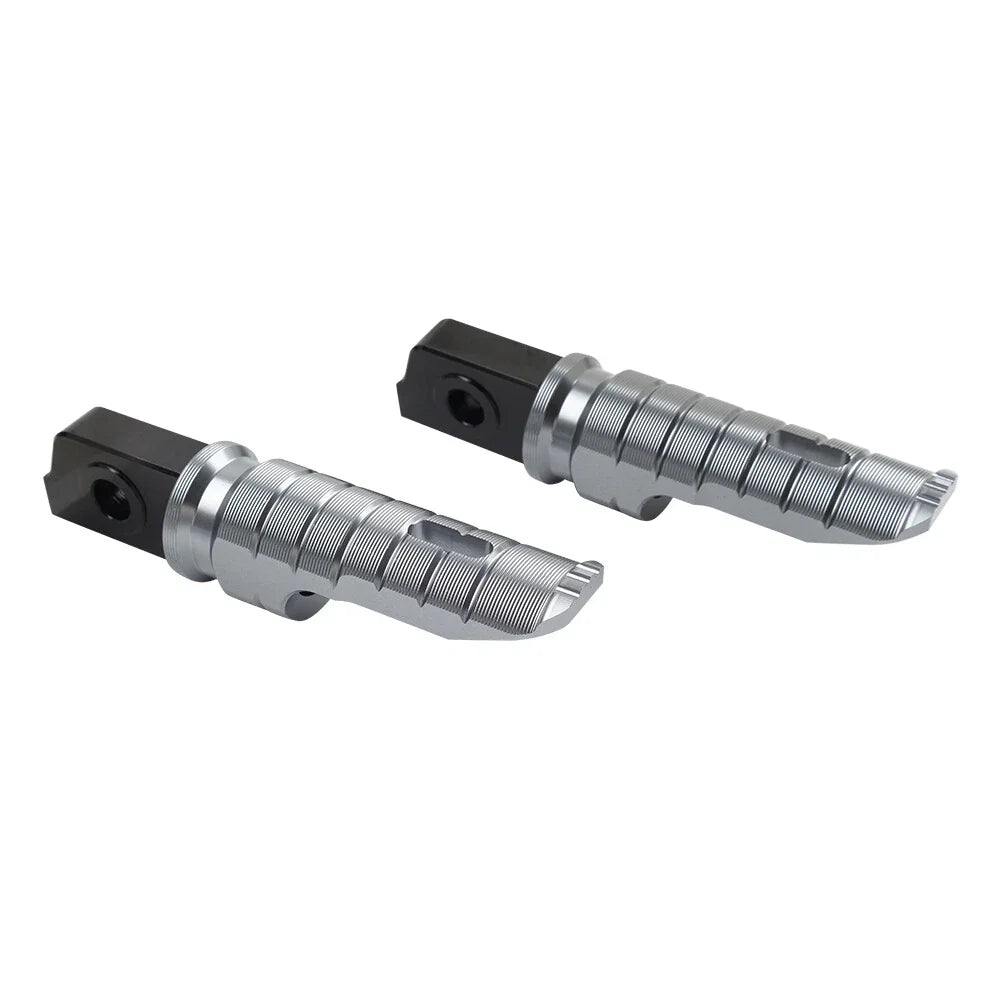 Gray Front Footrest Pegs for Aprilia APR 150 GPR 125 150 250 RS125 Tuono 125
