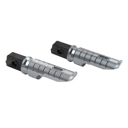 Gray Front Footrest Pegs for Aprilia APR 150 GPR 125 150 250 RS125 Tuono 125