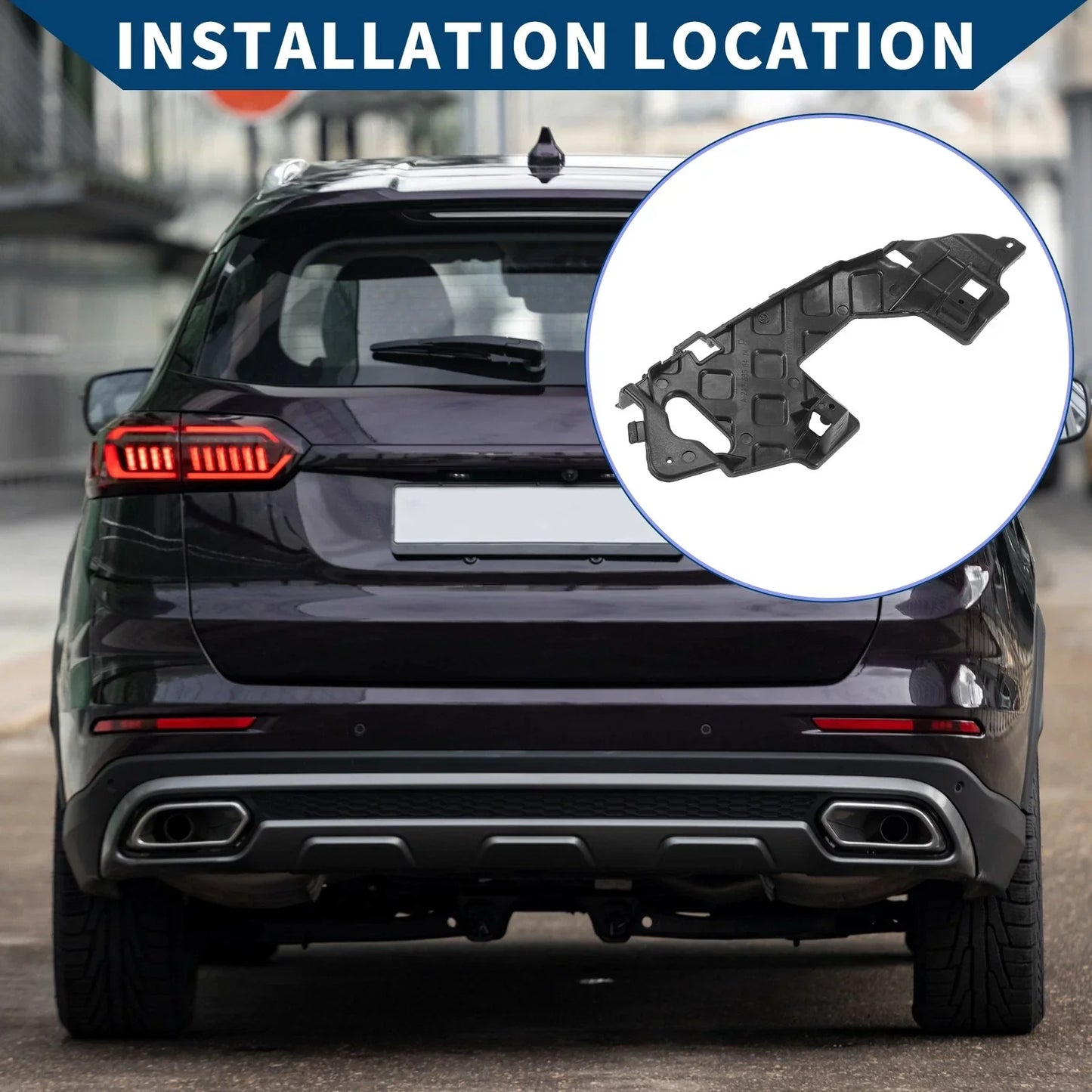 Rear Right Bumper Retainer Bracket for Mercedes Benz E350 (2010-2016)