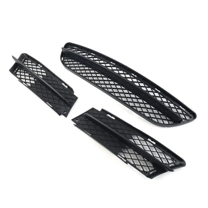 Front Lower Bumper Grilles Cover Set for BMW 3 Series E90 E91 (2006-2008)