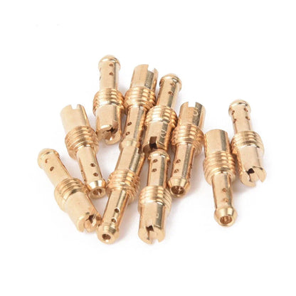 Carburetor / 10pcs / 15-37.5 Jet 8 Bleed Holes Metal for MIKUNI VM/TM/TMX AU