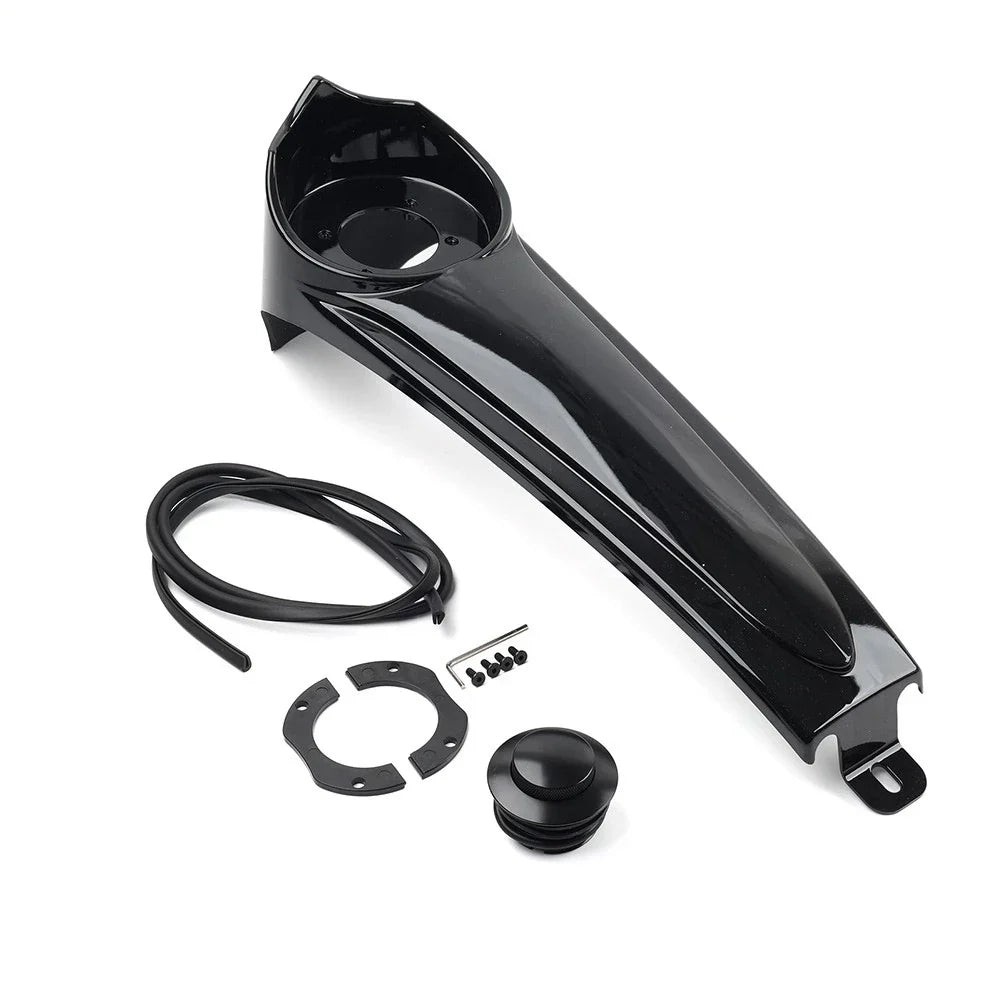 Stretched Dash Panel & Gas Tank Cap for Harley Electra Street Glide (86-07)