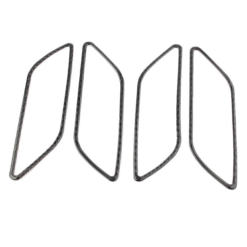 4x Carbon Fiber Inner Handle Trim Covers for Audi A3 S3 (2014-2018)
