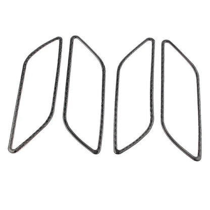 4x Carbon Fiber Inner Handle Trim Covers for Audi A3 S3 (2014-2018)