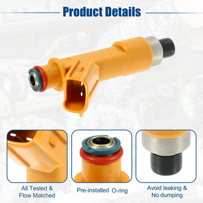 4 x Fuel Injector Nozzles for Toyota Camry 2.4L (2003-2010)