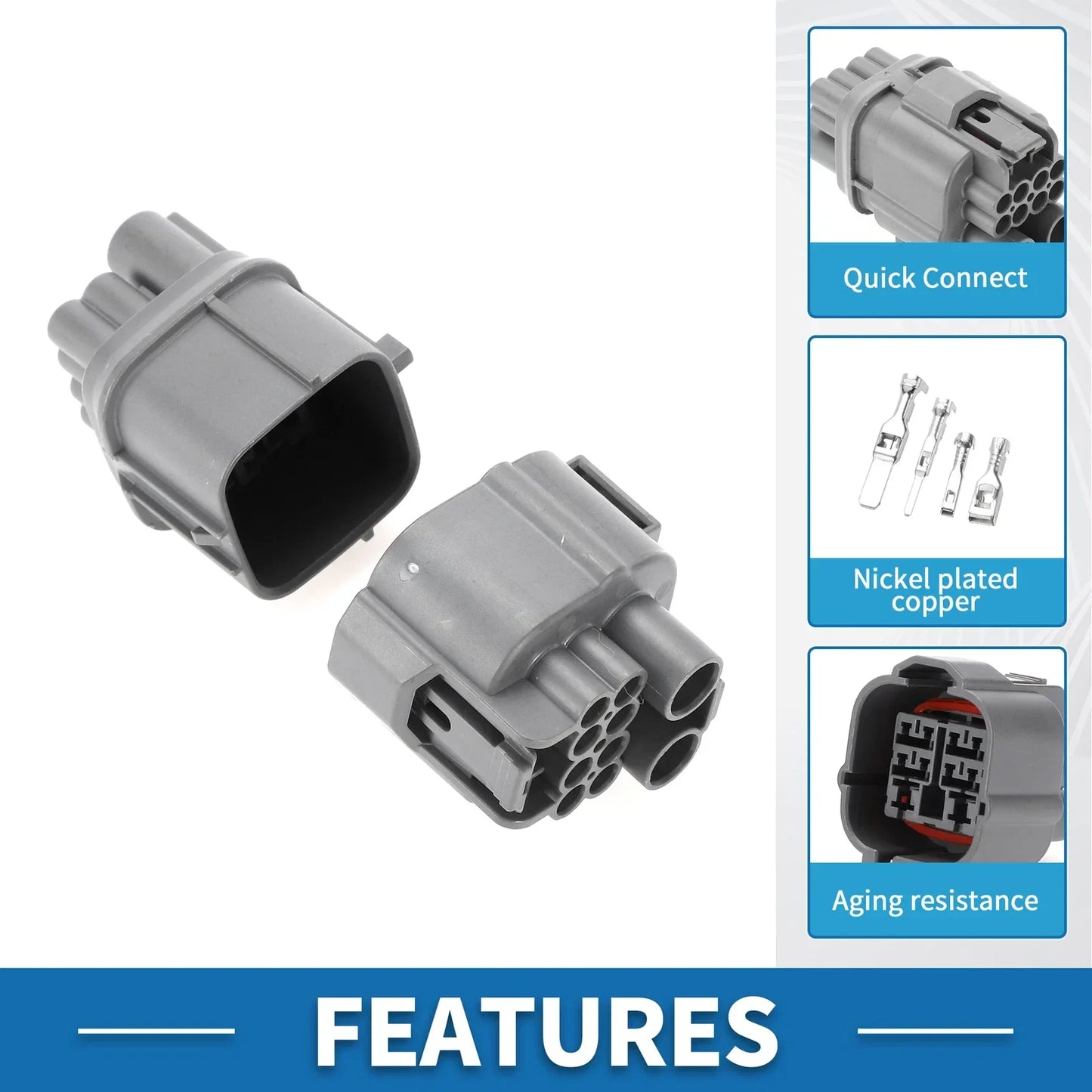 High Current Wiring Harness Connector Plug for Honda & Acura