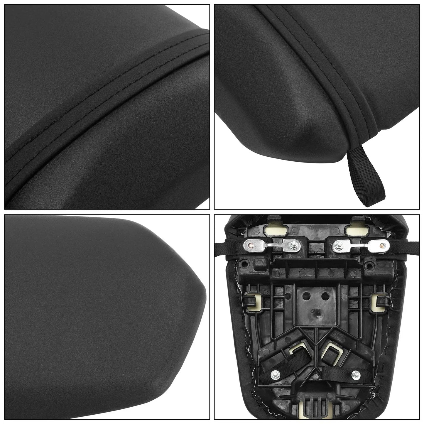 Rear Black Pillion Passenger Seat for Yamaha YZF R1 (2004-2006)