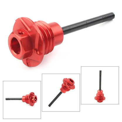 Red Billet Oil Dipstick Plug for Honda CRF450R (2009-2016)