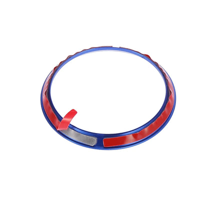 2" Blue Wheel Ring Cover Trim for Mercedes Benz C Class C200L E300L GLA220 CLA