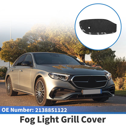 Front Left Fog Light Grill for Mercedes-Benz (2010-2015) - 1 x Black