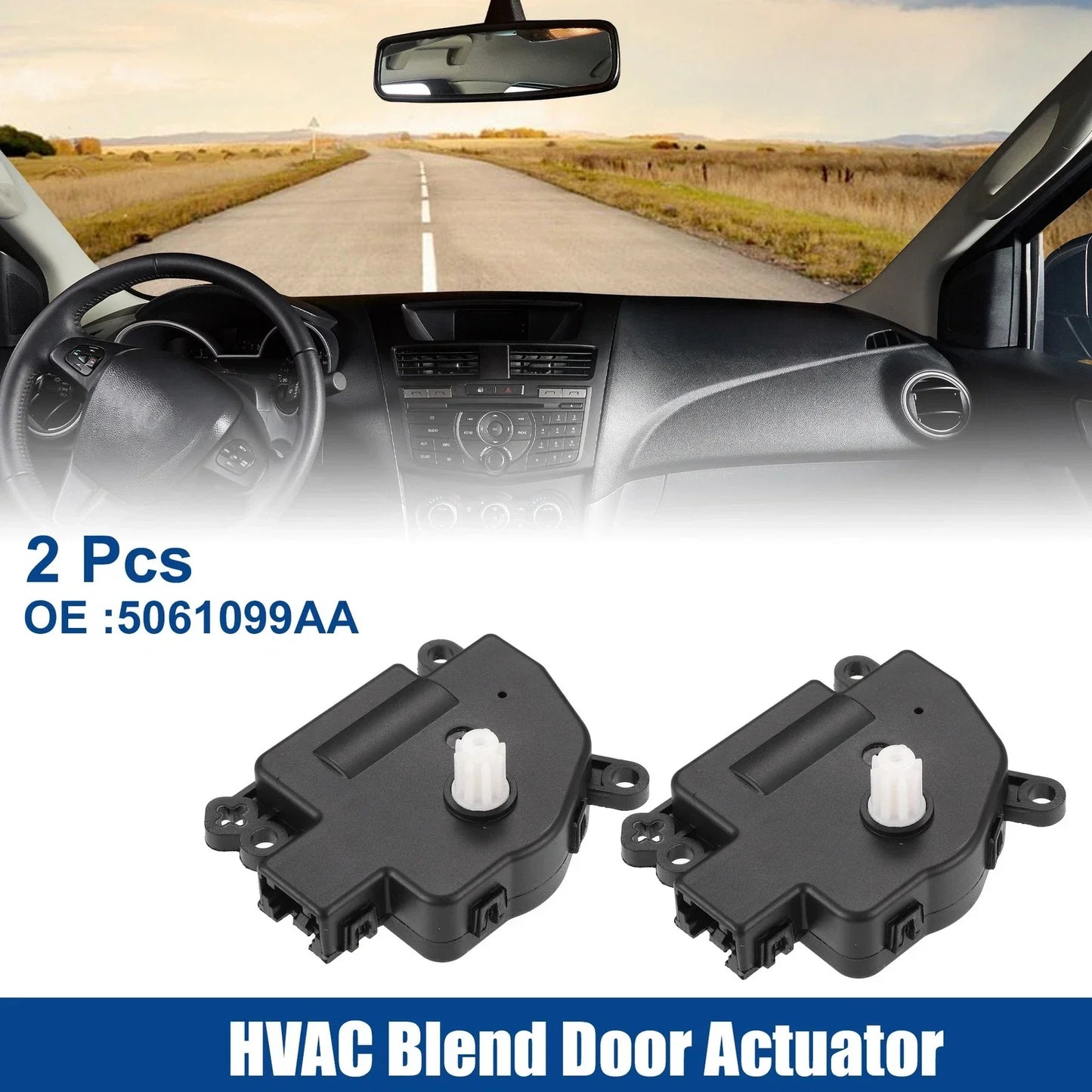 2 x HVAC Blend Door Actuators for Chrysler 300 (2005-2006)