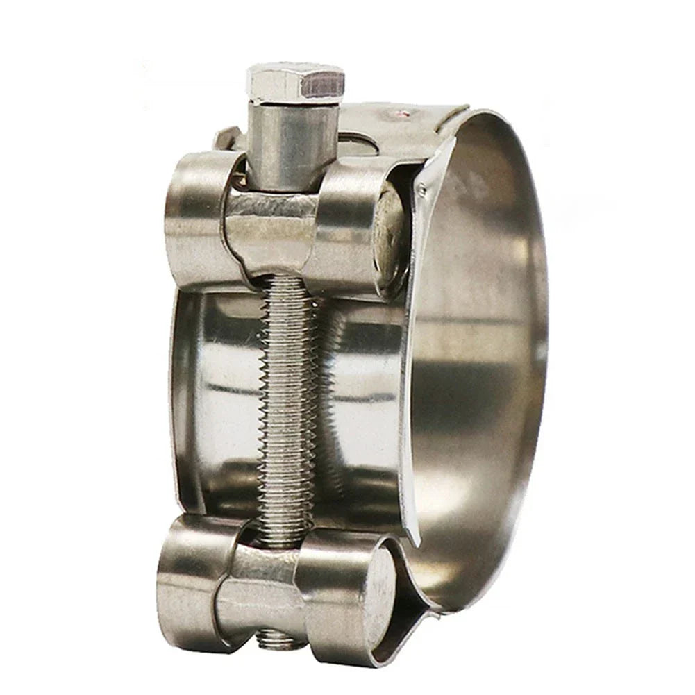 56mm-59mm Exhaust Pipe Clamp Stainless Steel for Motorcycle