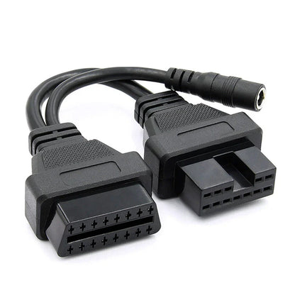 12 Pin OBD1 to 16 Pin OBD2 Diagnostic Adapter Cable for Mitsubishi Hyundai
