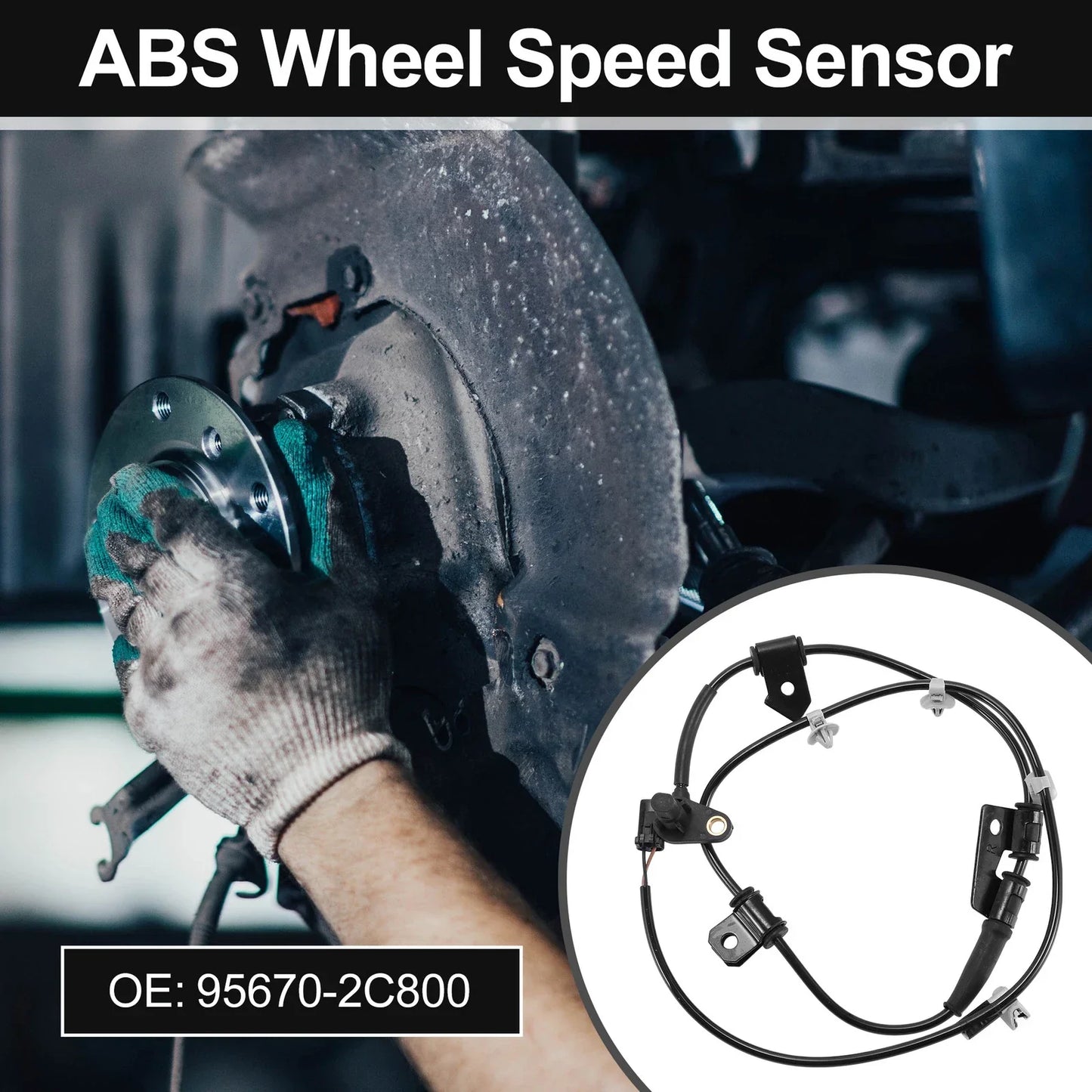 ABS Wheel Speed Sensor for Hyundai Tiburon (2003-2008)