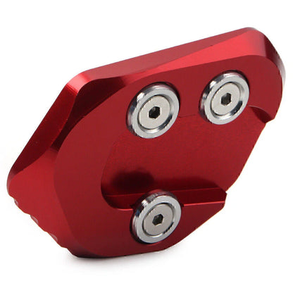 Red Support Foot Side Stand Enlarger Pad for Honda CB1000R (2018-2019)