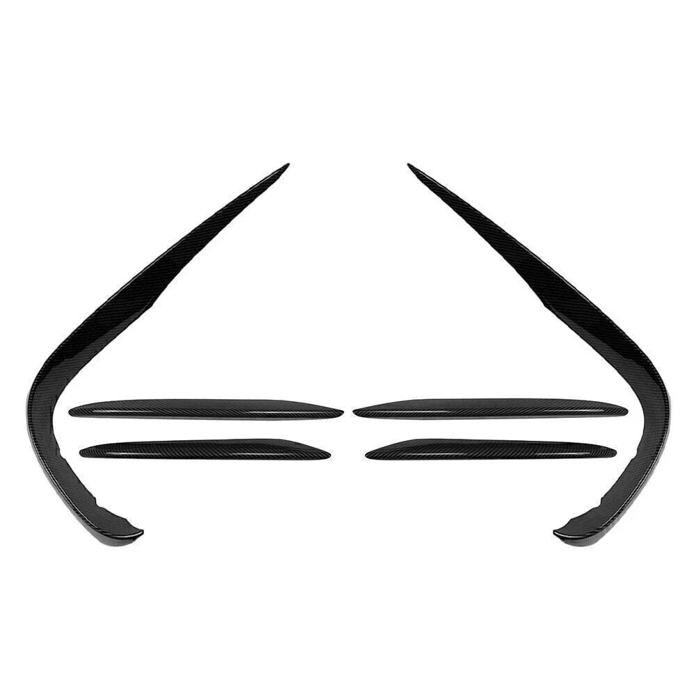 6x Front Bumper Lip Splitter Spoiler for Mercedes Benz E-Class W213 (2017-2023)