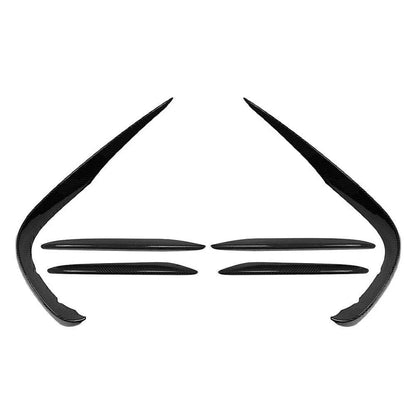 6x Front Bumper Lip Splitter Spoiler for Mercedes Benz E-Class W213 (2017-2023)