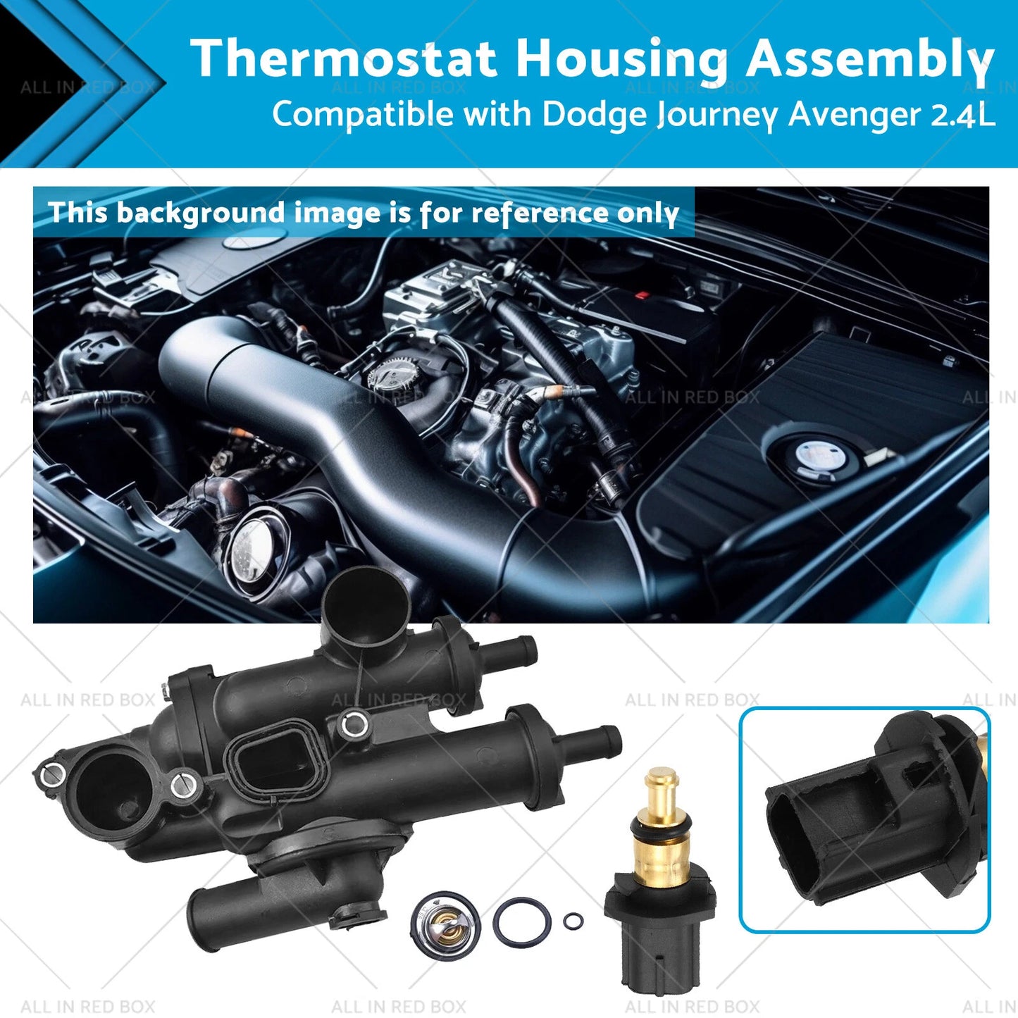 Thermostat Housing Assembly for Dodge Journey, Avenger (2009-2020)