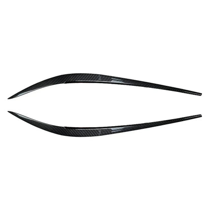 Carbon Fiber Headlight Eyebrow Eyelid Covers for BMW 3 Series (2019-2021)