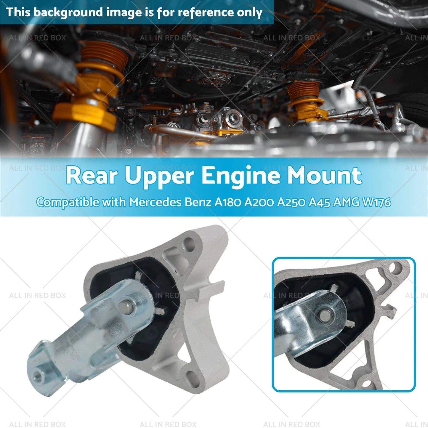 Rear Upper Engine Mount for Mercedes Benz AMG W176 A180 A200 A250 A45 (2012-2018)