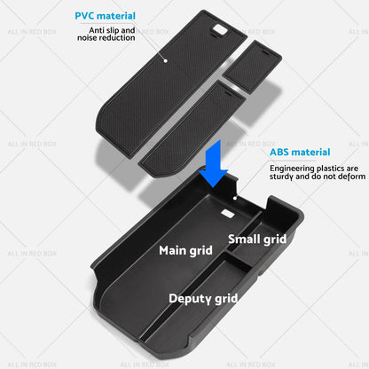 Armrest Storage Box Organizer for Toyota Prado LC250 (2024-2025)