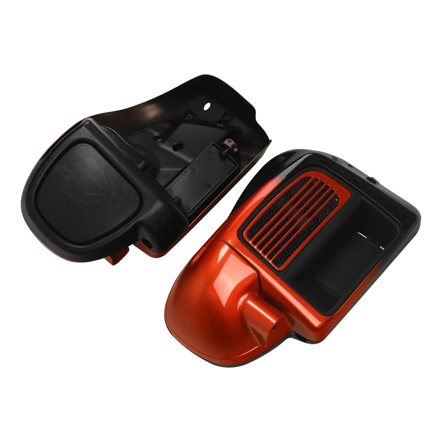 Vented Fairing for Harley Touring 2014-2023 Sunset Orange/Black Fade