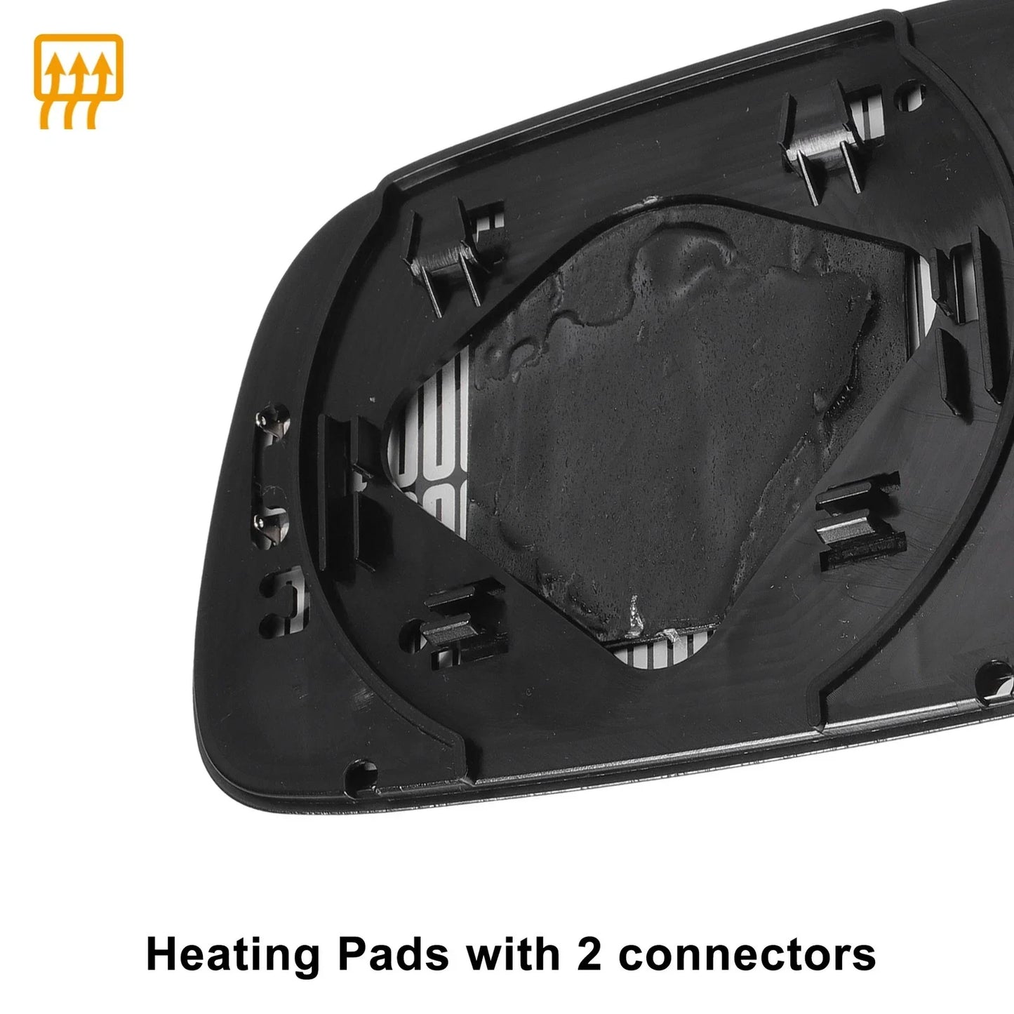 Right Side Heated White Mirror Glass for Honda CR-V 2002-2006