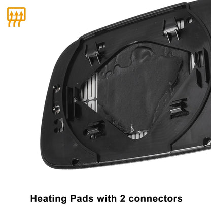 Right Side Heated White Mirror Glass for Honda CR-V 2002-2006