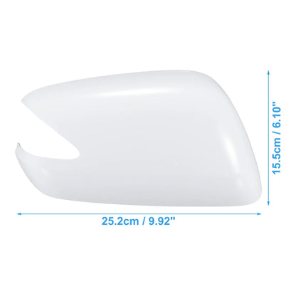 Right Side Car Exterior Mirror Cover White for Honda Jazz (2008-2015)