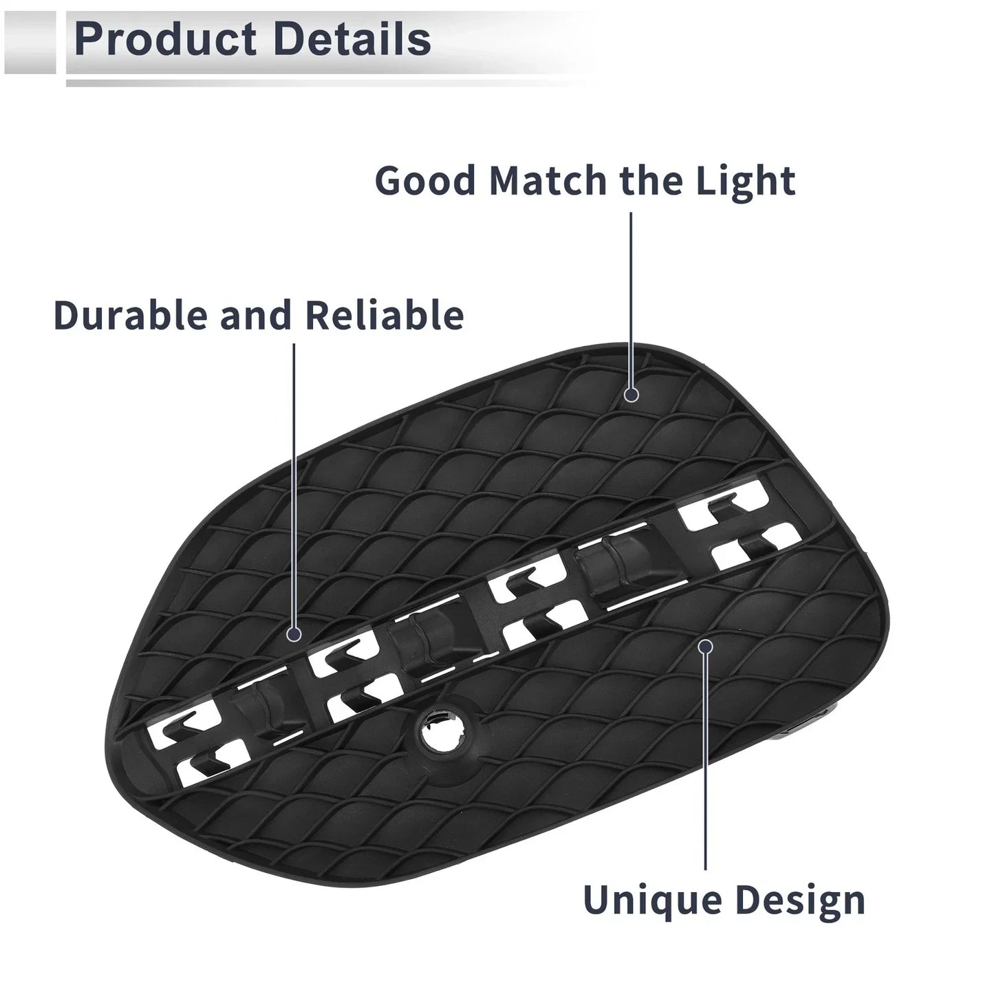 Front Left Fog Light Grill for Mercedes-Benz (2015-2020)