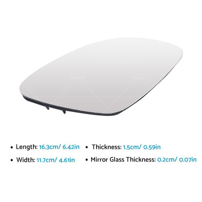 Driver Side Right Mirror Glass for VW Golf MK5 (2004-2008)