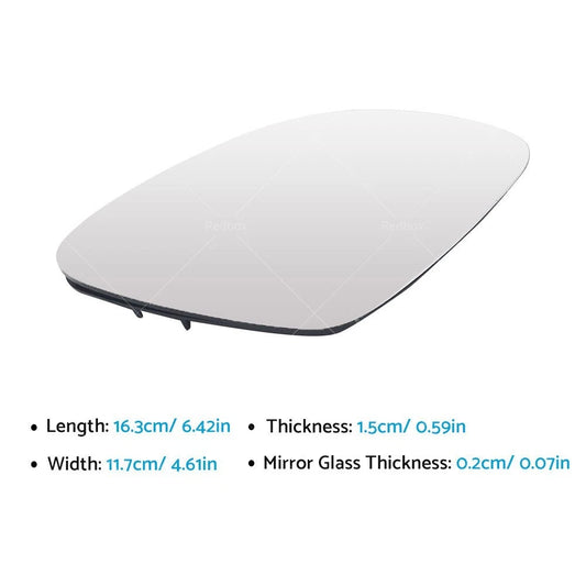 Driver Side Right Mirror Glass for VW Golf MK5 (2004-2008)