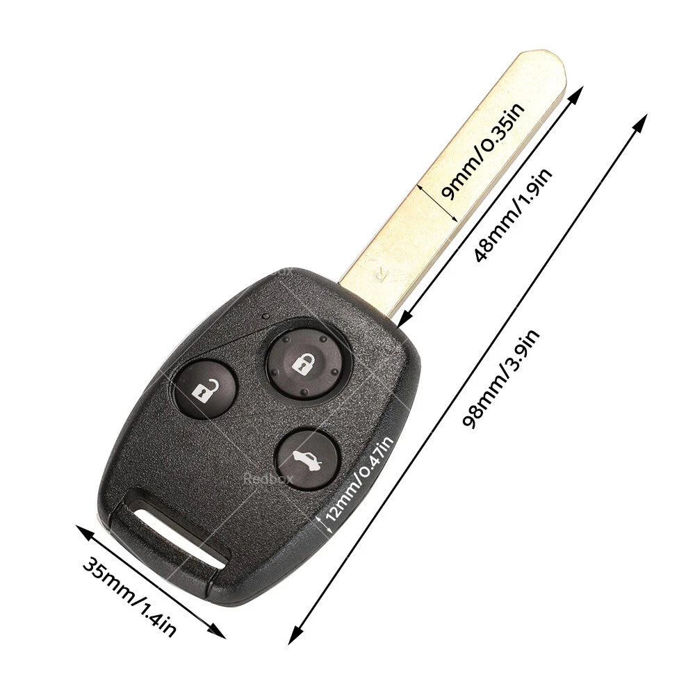 Remote Car Key 433MHz ID48 for Honda CR-V, Accord (2003-2011)