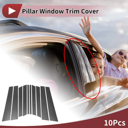 10 Pcs Door Pillar Window Trim for Mercedes-Benz R-Class (2006-2017)