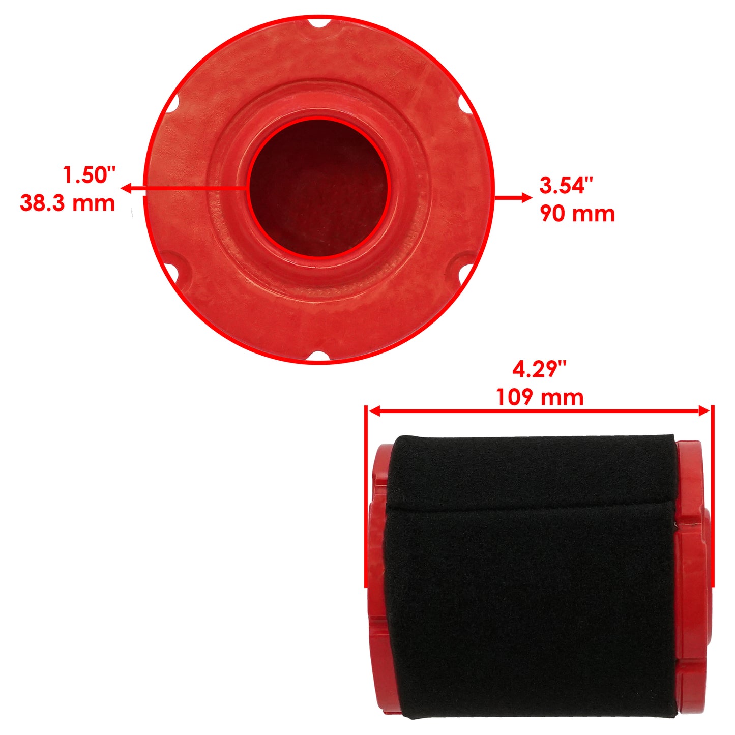 Air Filter Replacement for White Outdoor 190-491-000 190-832-190 (1965–1995)