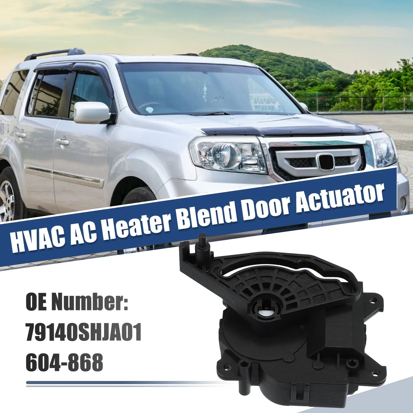 AC Heater Blend Door Actuator for Honda Pilot, Odyssey (2003-2015)