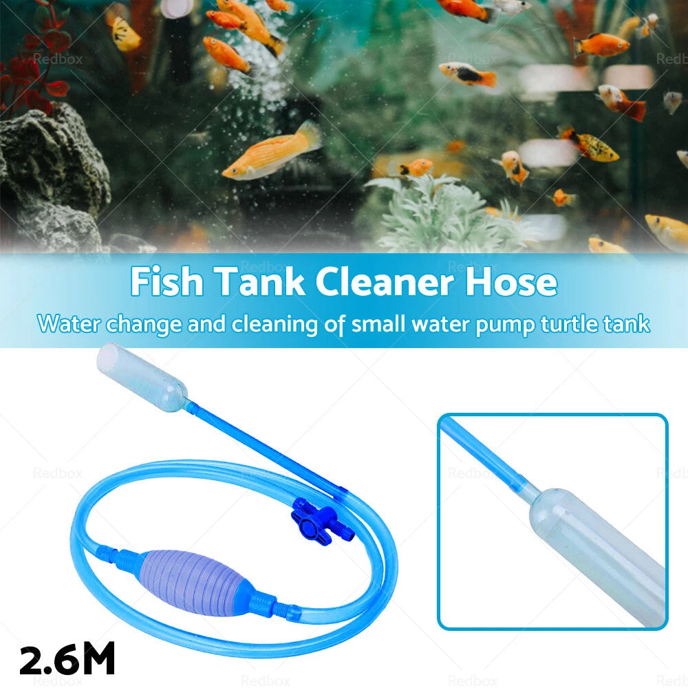 Large Siphon Hose Aquarium Gravel Cleaner Vacuum Water Changer