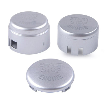 Silver Start Stop Engine Switch Button Cover for BMW E90 E91 F20 F30 F10 (2006-2019)
