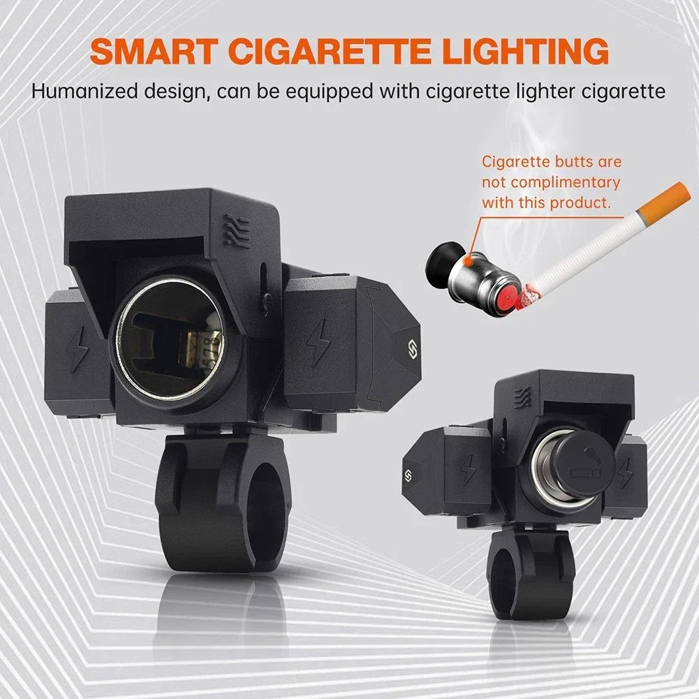 USB Charging Station for Motorcycle with Easy Installation & Safety Features