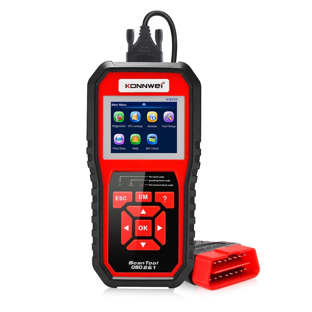 OBD2 Diagnostic Code Scanner Tool KONNWEI KW850 for Automotive (2010-2023)