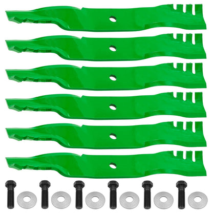 Deck Blade and Bolt Replacement Kit for Toro HD1500 HD2000 HD2500 (52")