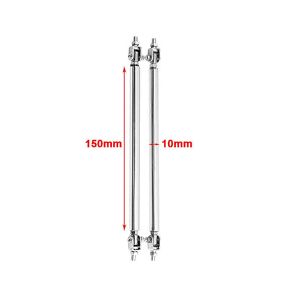 Adjustable Front Bumper Lip Splitter Strut Rod Tie Support Bar for Universal