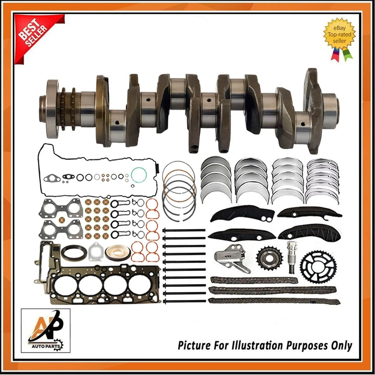 Crankshaft Rebuild Parts Kit for BMW MINI 2.0 N47D20 Diesel (2010–2016)