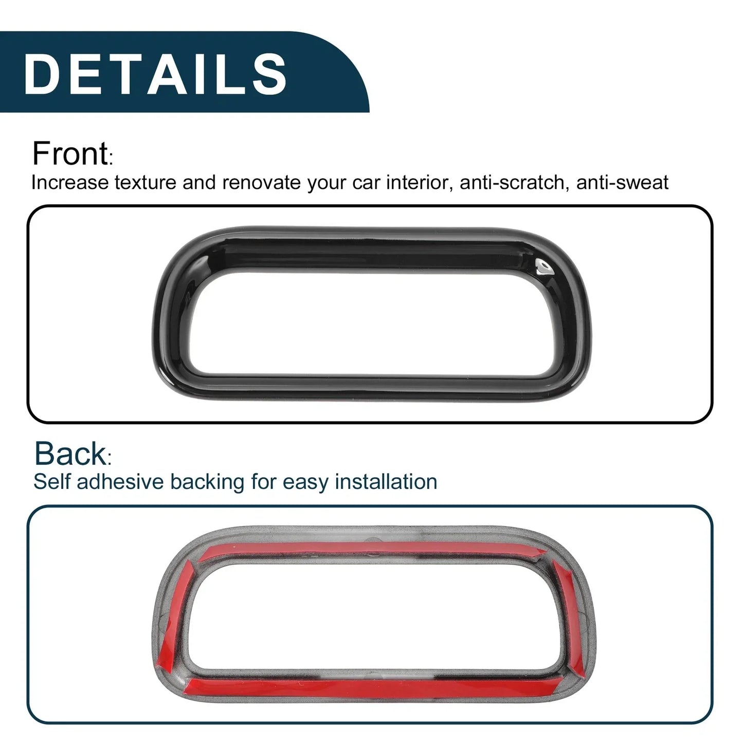 Warning Lamp Button Cover for Honda Vezel RV3 RV4 RV5 RV6 (2021-2023) Black 1 x