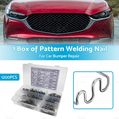 1200PCS Steel Hot Stapler Staples for Plastic Welder Car Bumper Repair